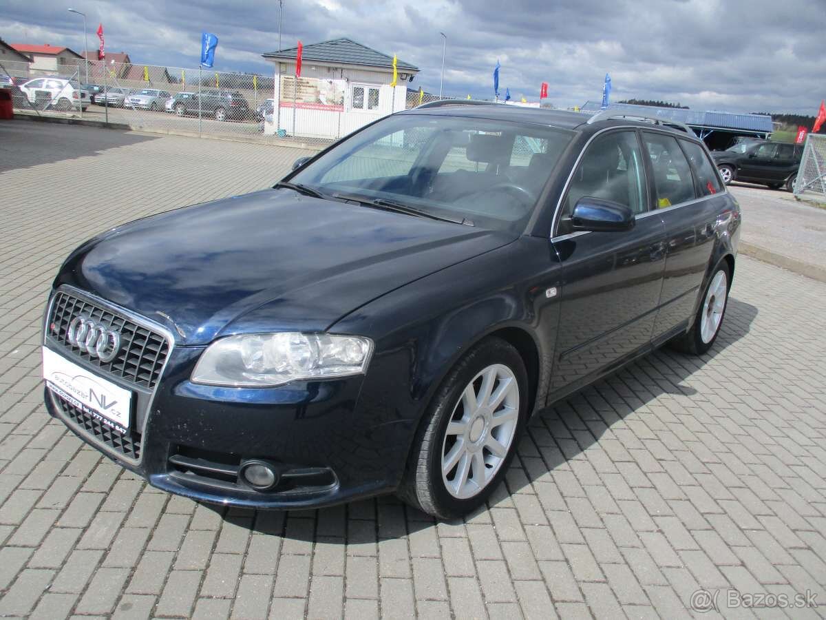 A4 2,0TDi 103kw Avant S-Line Automat bez koroze 09/2007