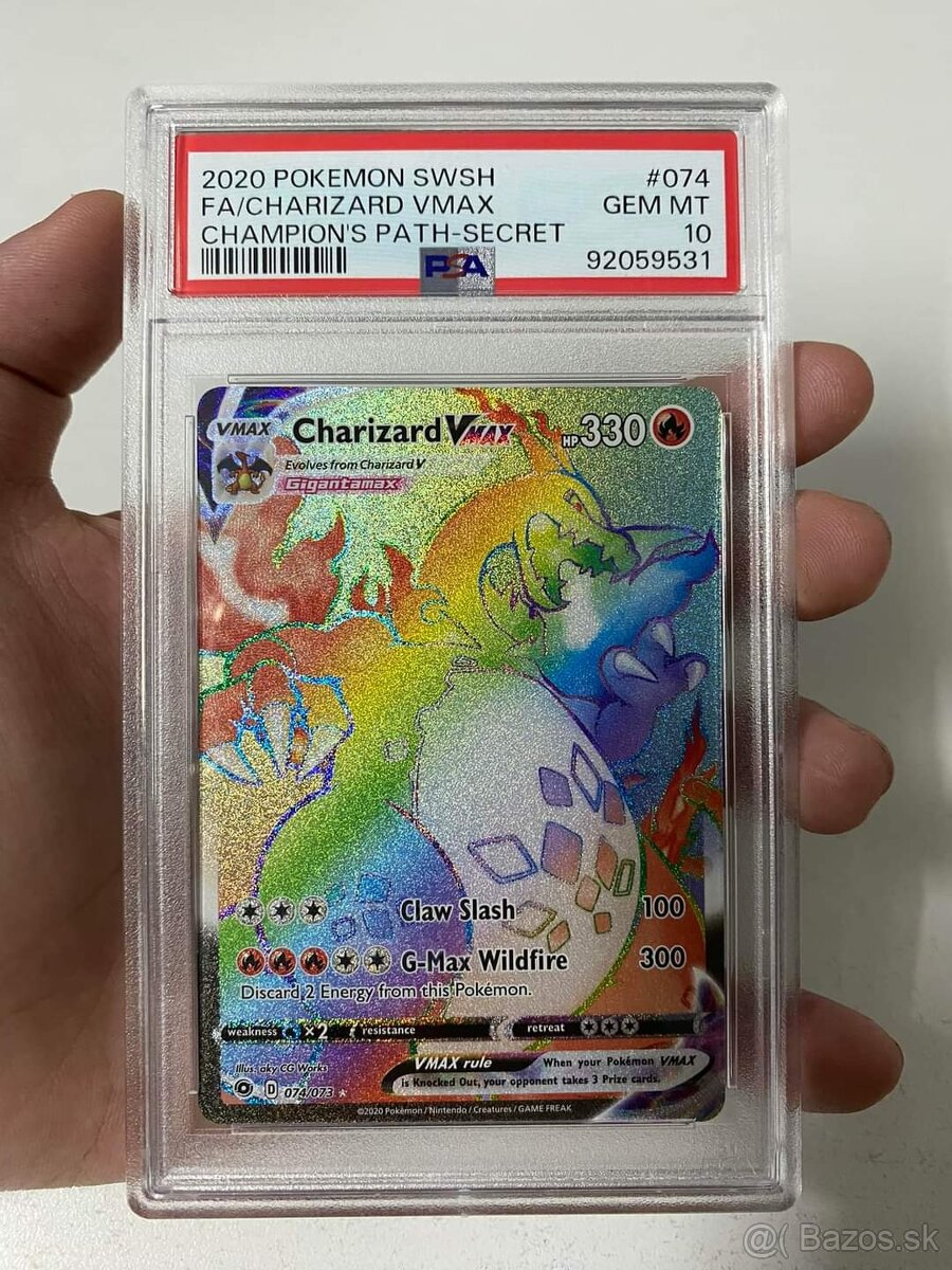 Charizard Vmax Rainbow PSA 10