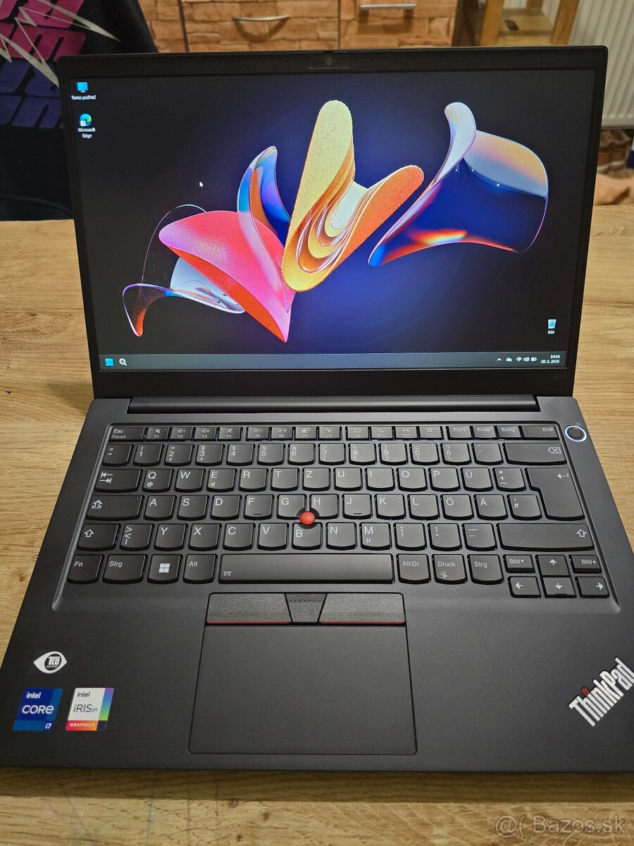 Lenovo E14 gen 4 s intel core i7 16 gb ram a 512gb ssd disko