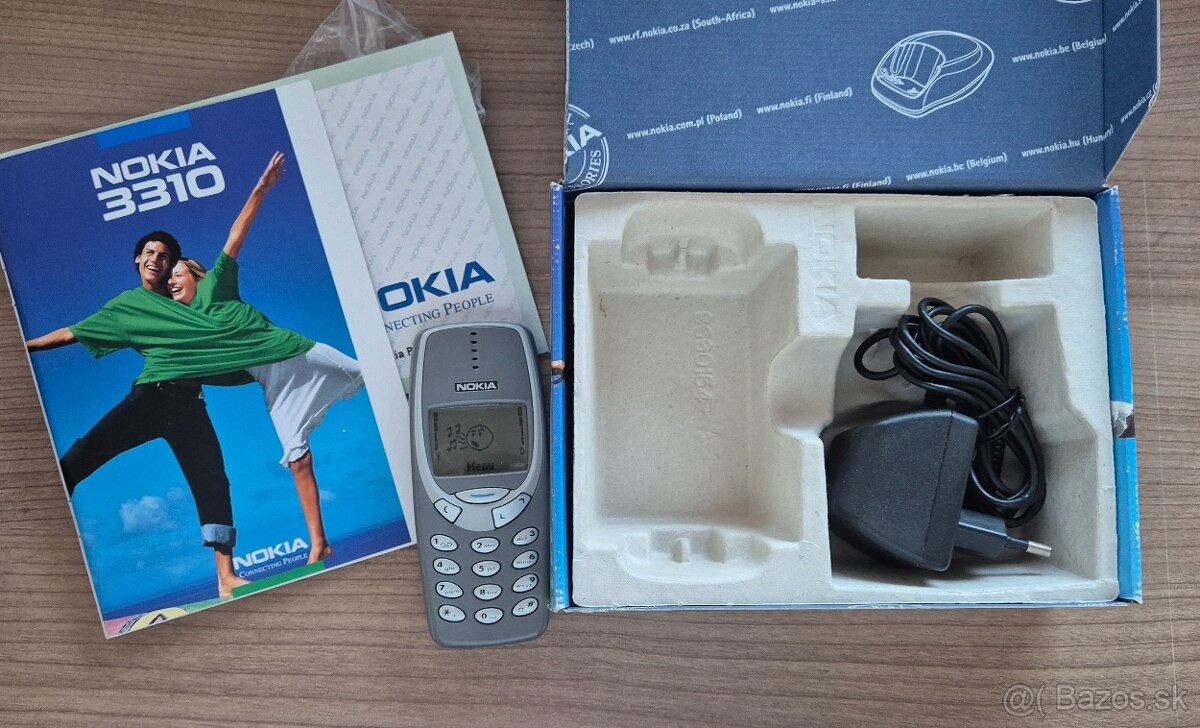 Nokia 3310 - seda - kompletne balenie