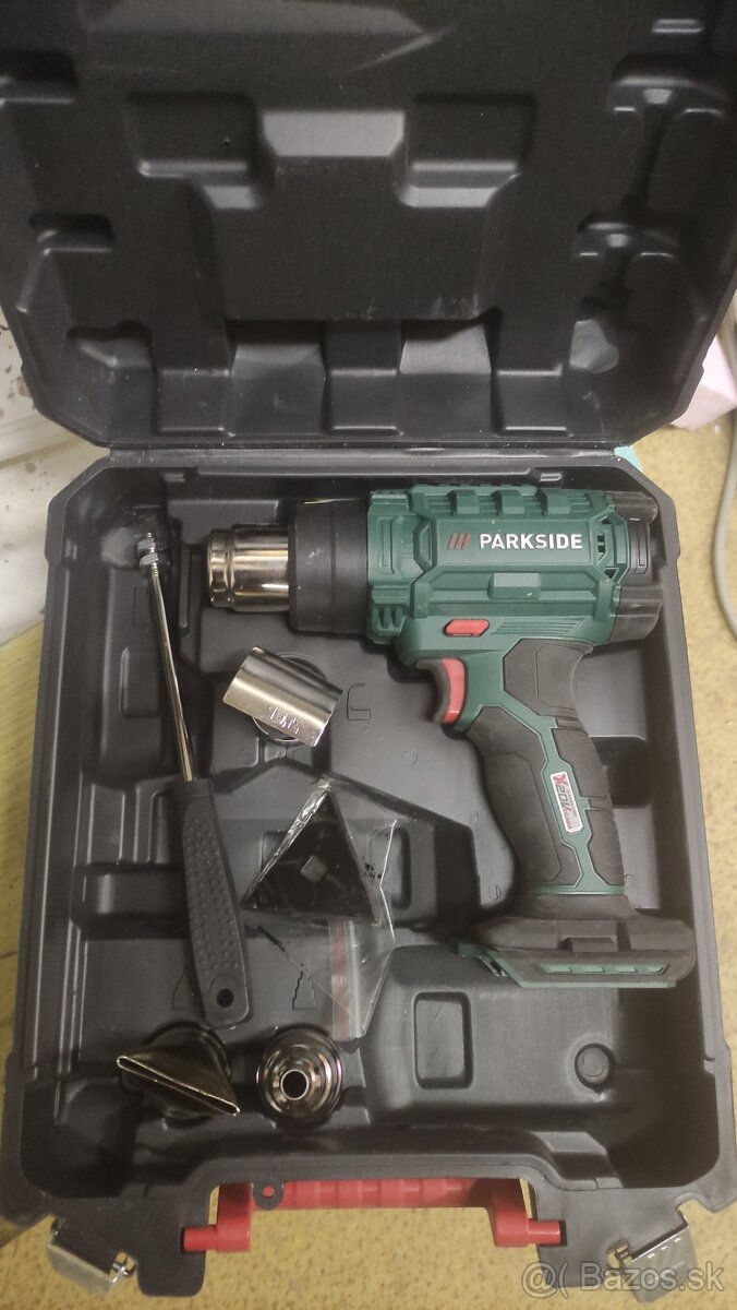 Parkside teplovzdusna pistol 20V team