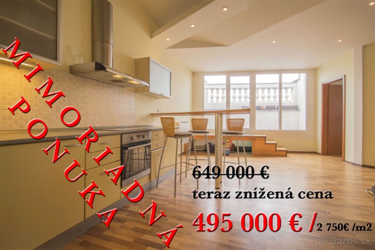 Penthouse - mimoriadne znížená cena v centre mesta