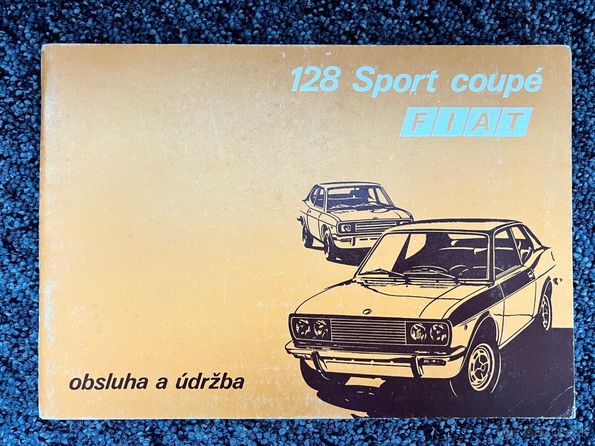 FIAT 128 SPORT COUPE originalni návod k obsluze česky