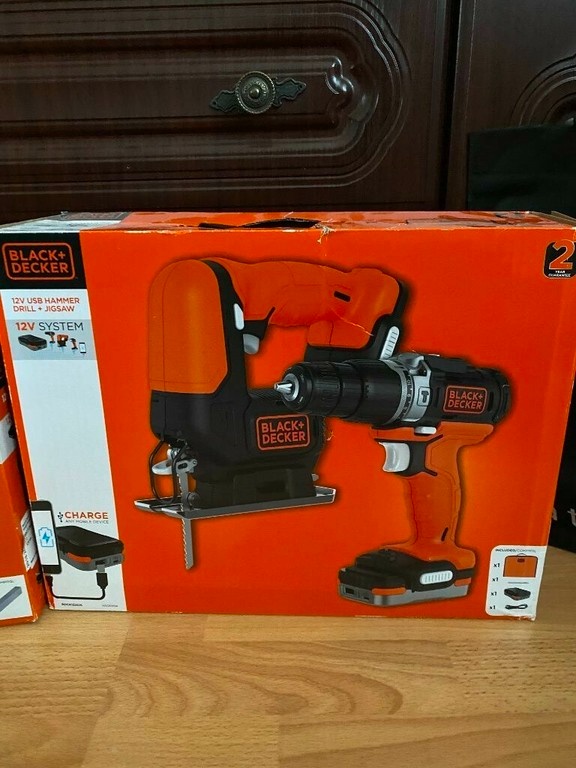 12V rodina Black & Decker (Vŕtačka + Píla)