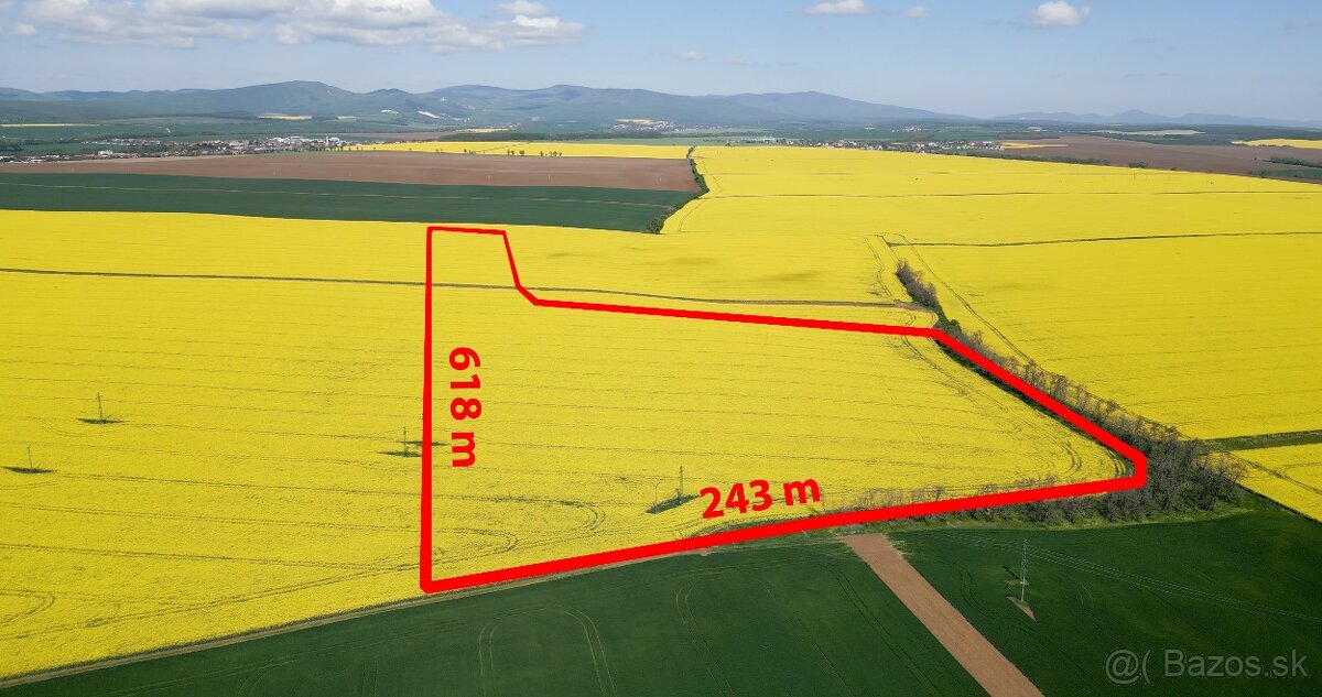 Investičný pozemok 58.608m² Tovarníky EXKLUZÍVNE na predaj