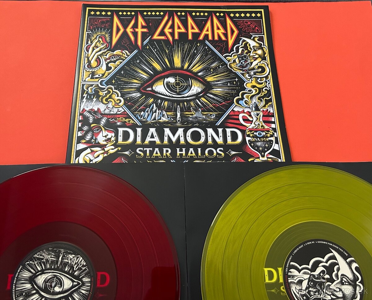 DEP LEPPARD -Diamond star halos Lp