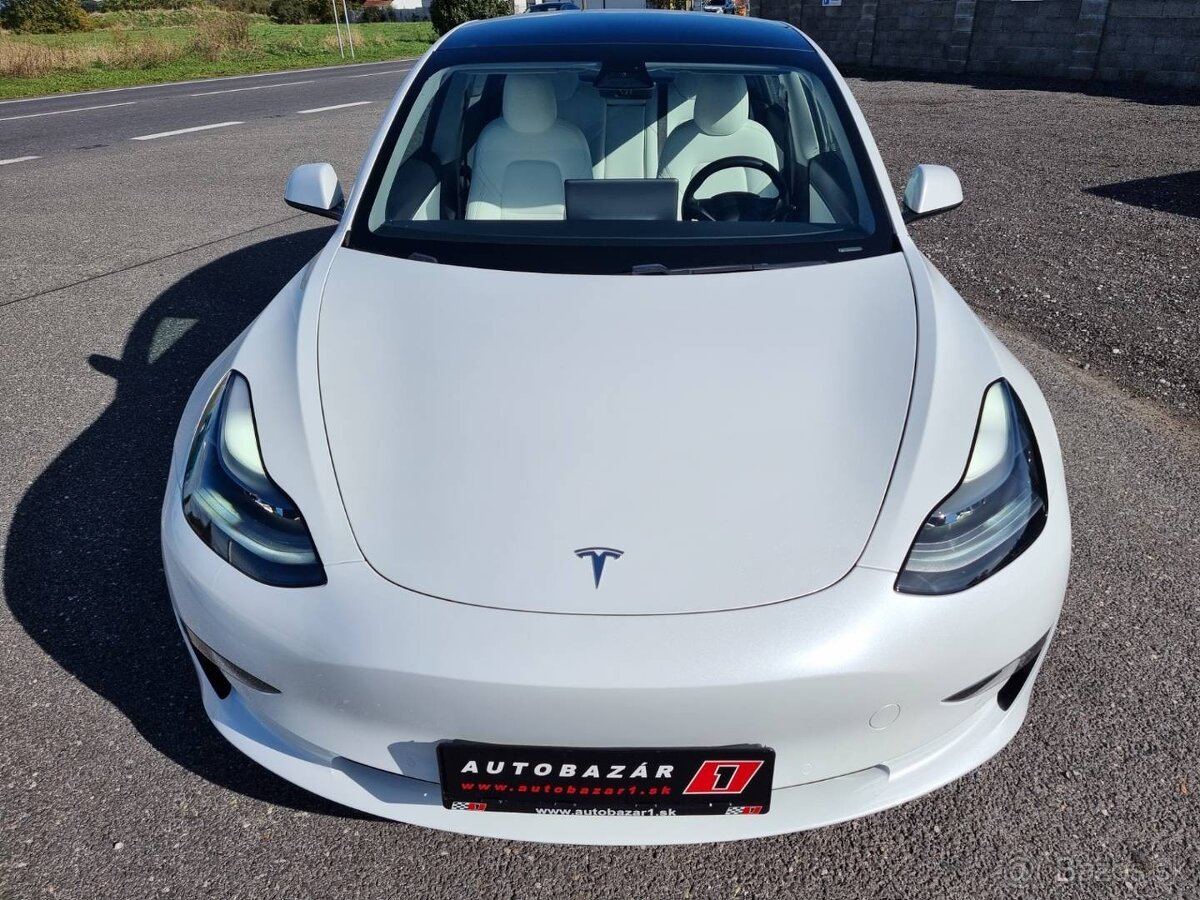 ✅️Tesla Model 3 Performance LongRange 512HP,BIELY INTERIÉR✅️