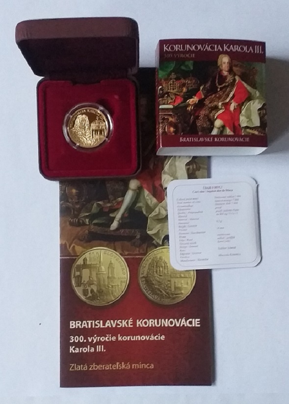 100 € 2012 - Korunovácia Karola III.