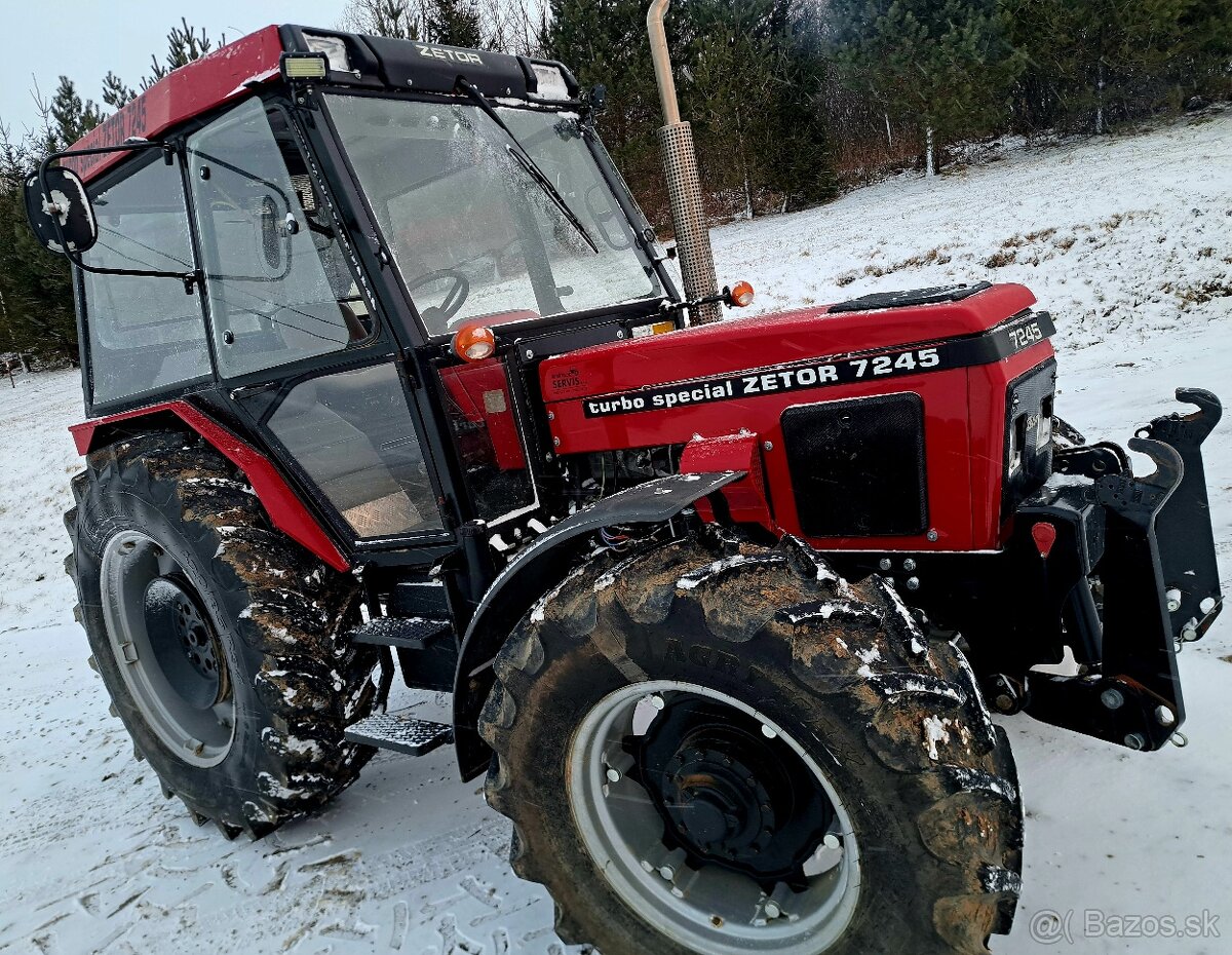 PREDAM TRAKTOR  ZETOR 7245TURBO+PREDNA HYDRAULIKA