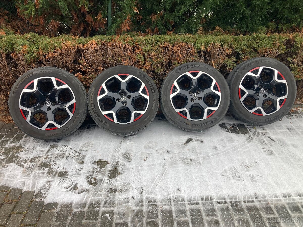 Hlinikove kolesa na Opel Mokka 215/55r18 5x105