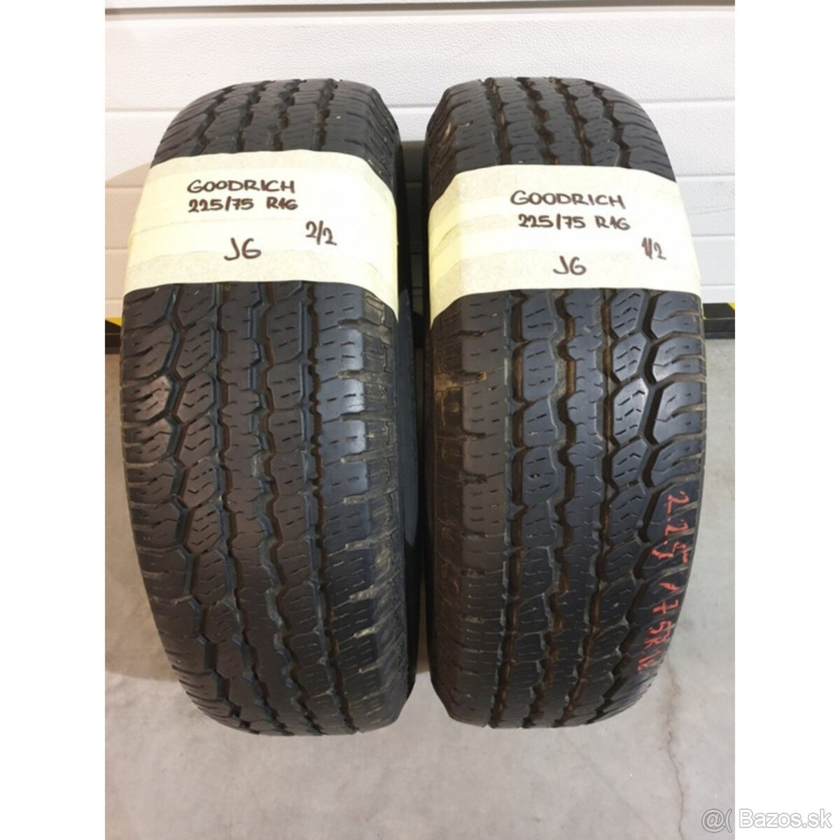 Letné pneumatiky pár 225/75 R16 BFGOODRICH