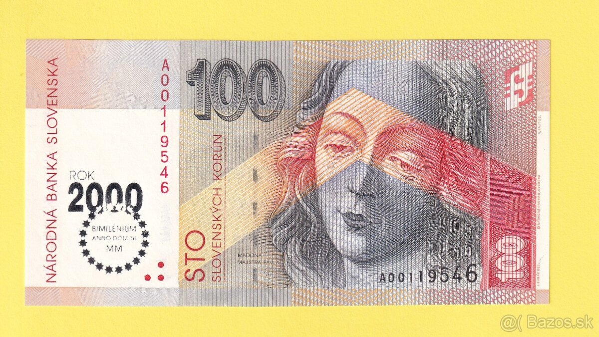 Slovensko 100 Sk bimilénium UNC