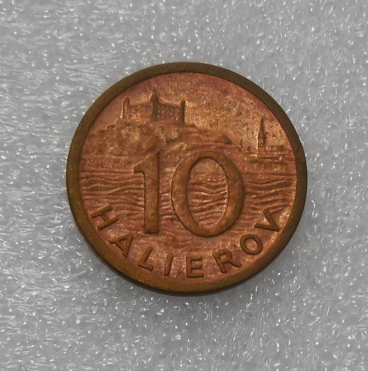 Mince: 10 Halierov 1939 UNC stav - Slovenský štát 1939-1945