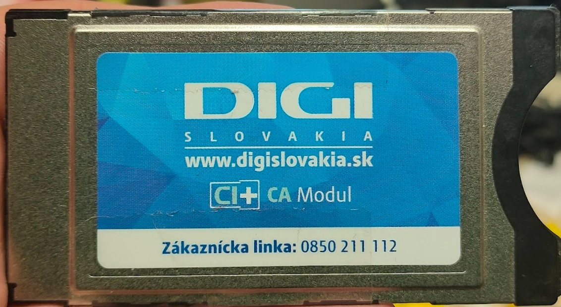 CI+ CA Modul NAGRA pre DiGiTV používaný