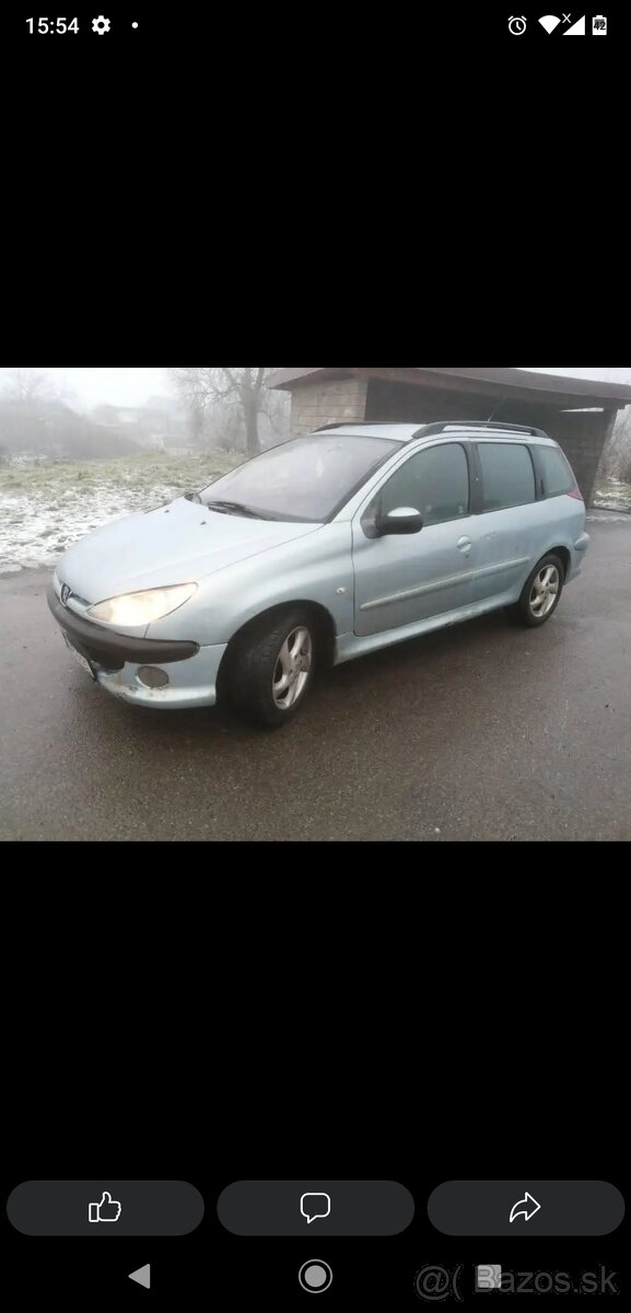 Peugeot 206,1.6hdi 80kw