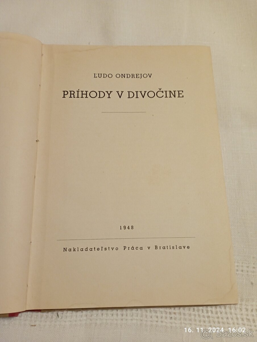 Ľudo Ondrejov Príhody v divočine