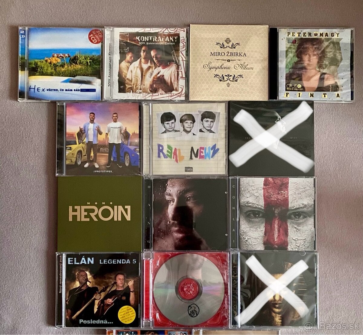 Cd - Elán, Nagy, Hex, Zbirka, Dang, Kontrafakt, Momo, Samey