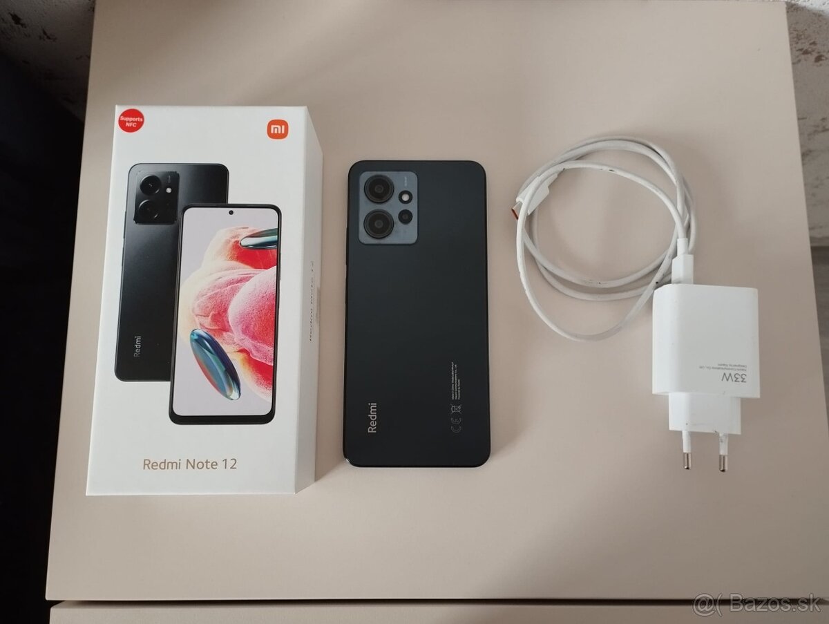 Xiaomi Redmi Note 12 Dual SIM / 128 GB Sivý