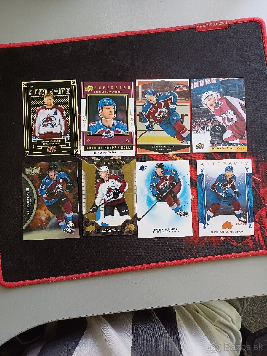 Hokejove karty / kartičky Nathan MacKinnon