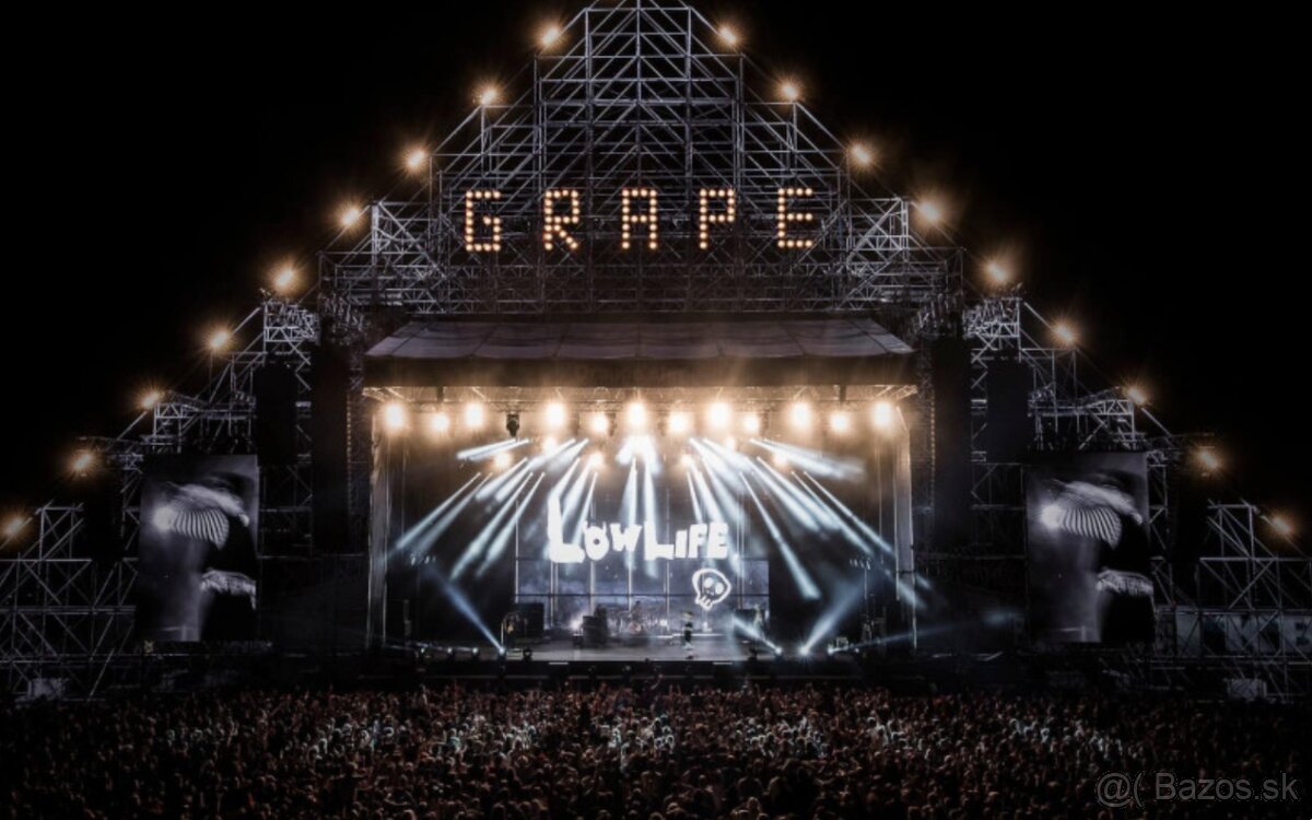 Kúpim 2x Grape - osobne pred festivalom