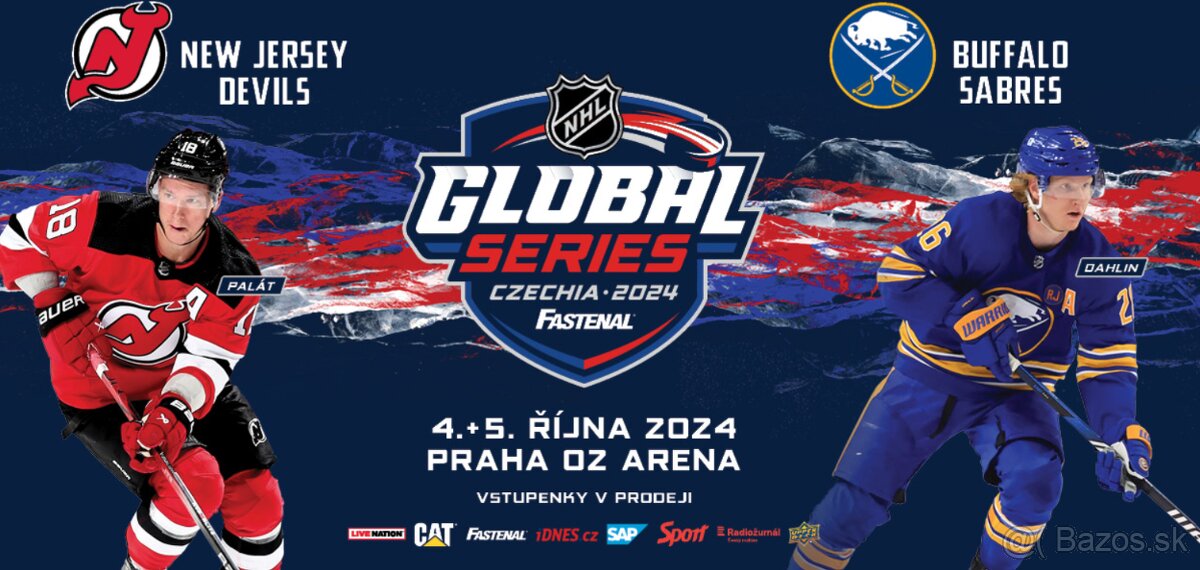 NHL Praha lístky na 4.10.2024