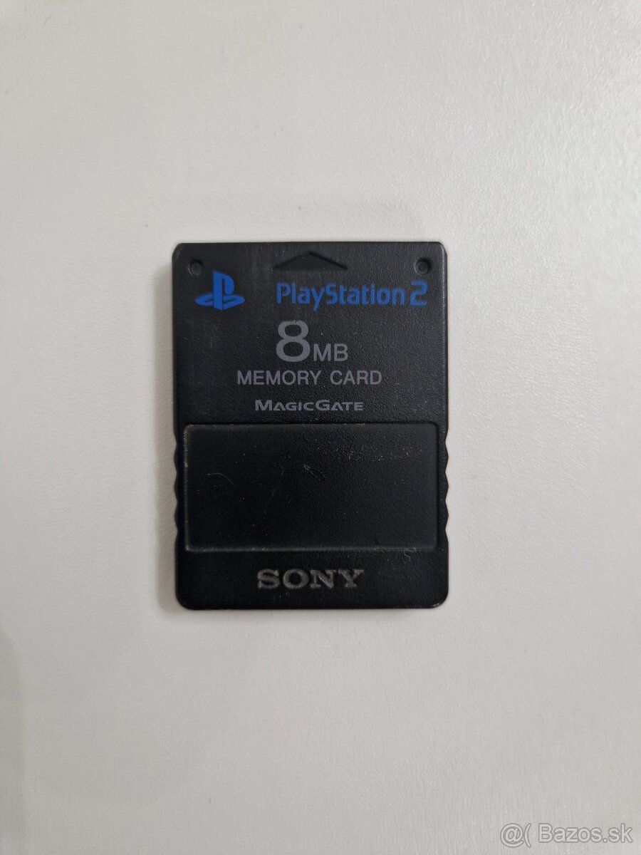 PlayStation 2 pamäťová karta 8MB originál - čierna