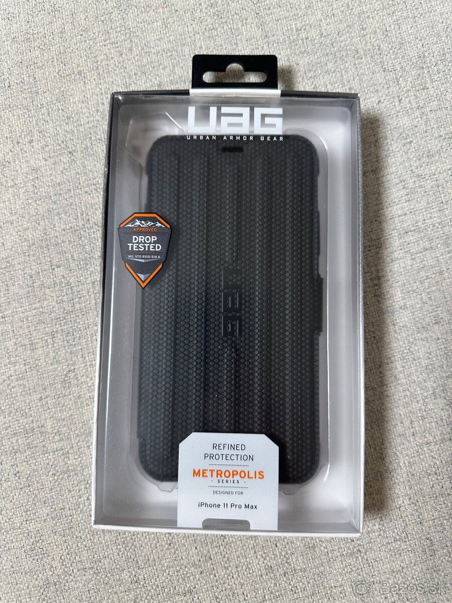 UAG Metropolis odolné flipové puzdro pre iPhone 11 Pro Max –