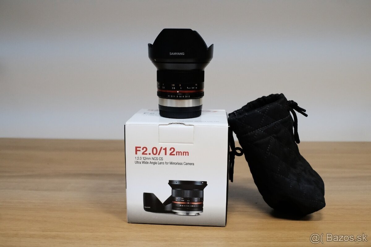 Samyang 12mm F/2.0 NCS CS pre Fujifilm X