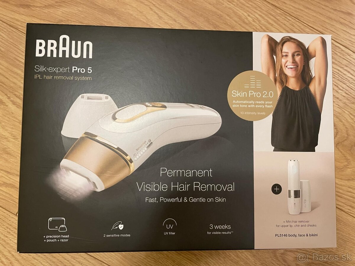 Braun IPL Silk·expert Pro 5 + puzdro a 2 hlavice