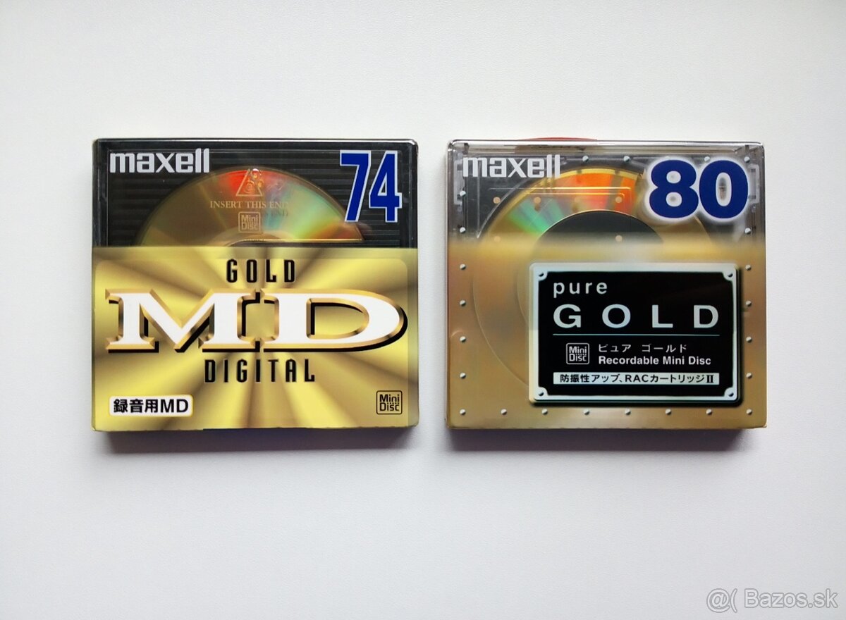 MiniDisc Maxell Gold 74/80 Japan