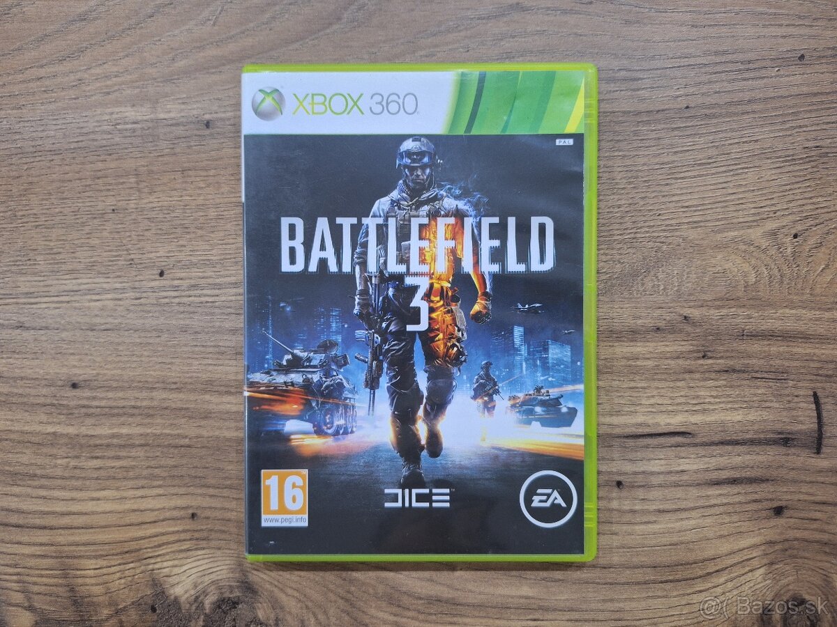 Hra na XBOX 360 - Battlefield 3 CZ