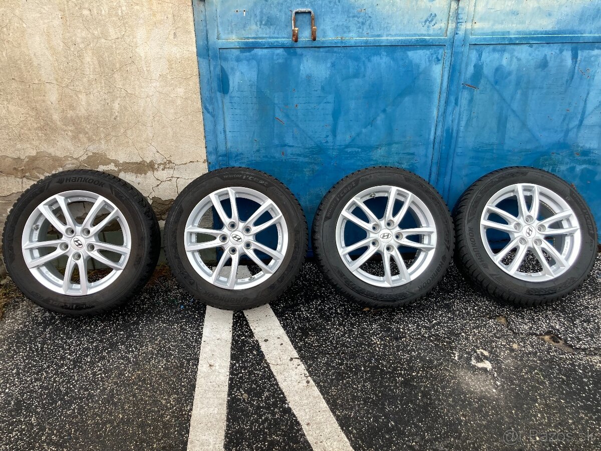 Alu R16  5x114,3 Hyundai i30, Kia Ceed, zimne pneu 205/55R16