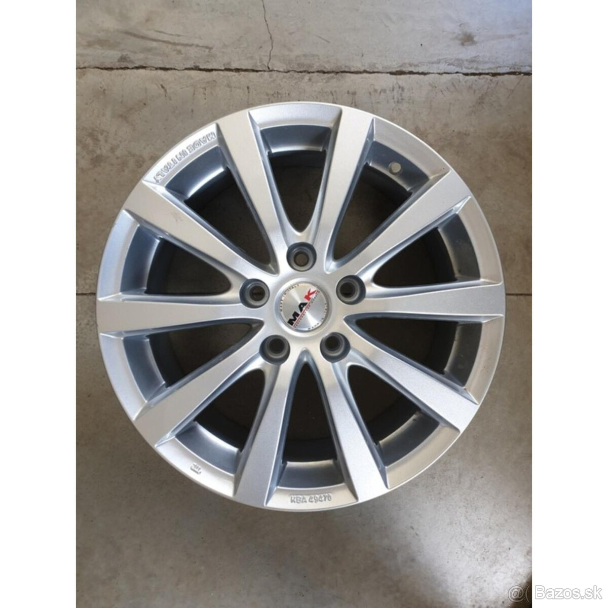 1kus MAK disk 5x120 R17 ET41