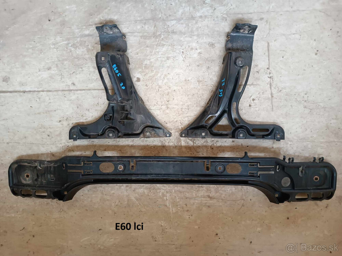 BMW E60 E61 E65 držiaky, výstuhy zadného nárazníka