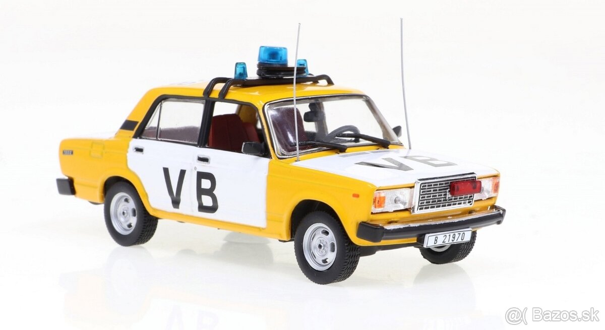 Modely LADA VAZ 2107 Policie 1:43 FOX18