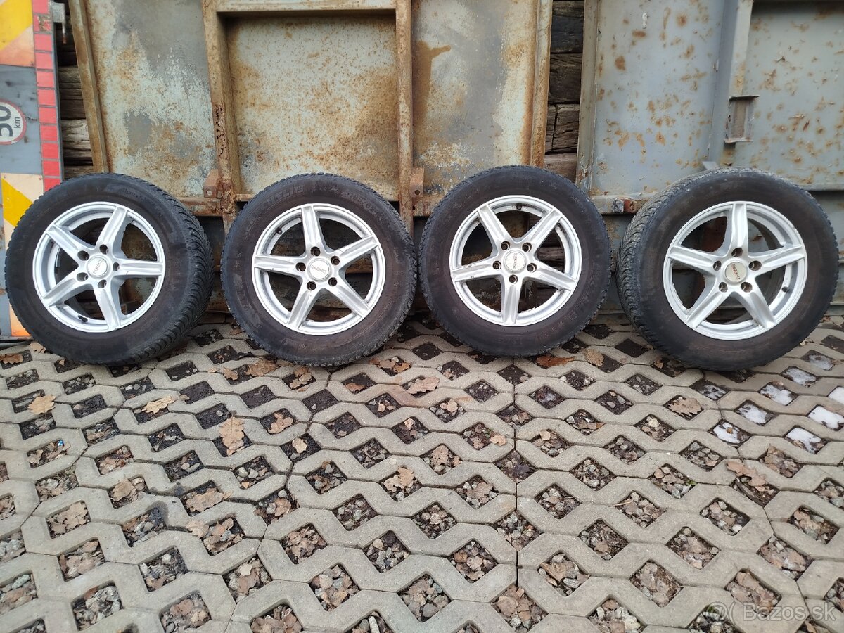 Zimna ALU sada 195/65 R15 91T disky 5x114,3 R15