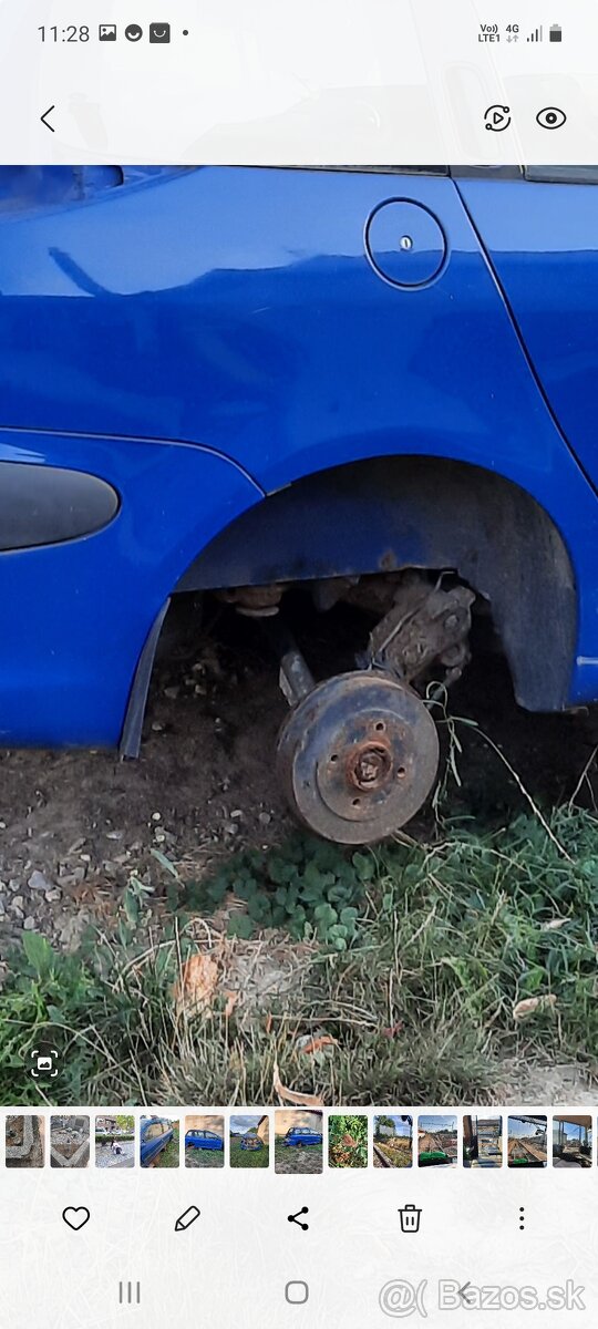 Náhradné dieli Peugeot 206sw 1.4