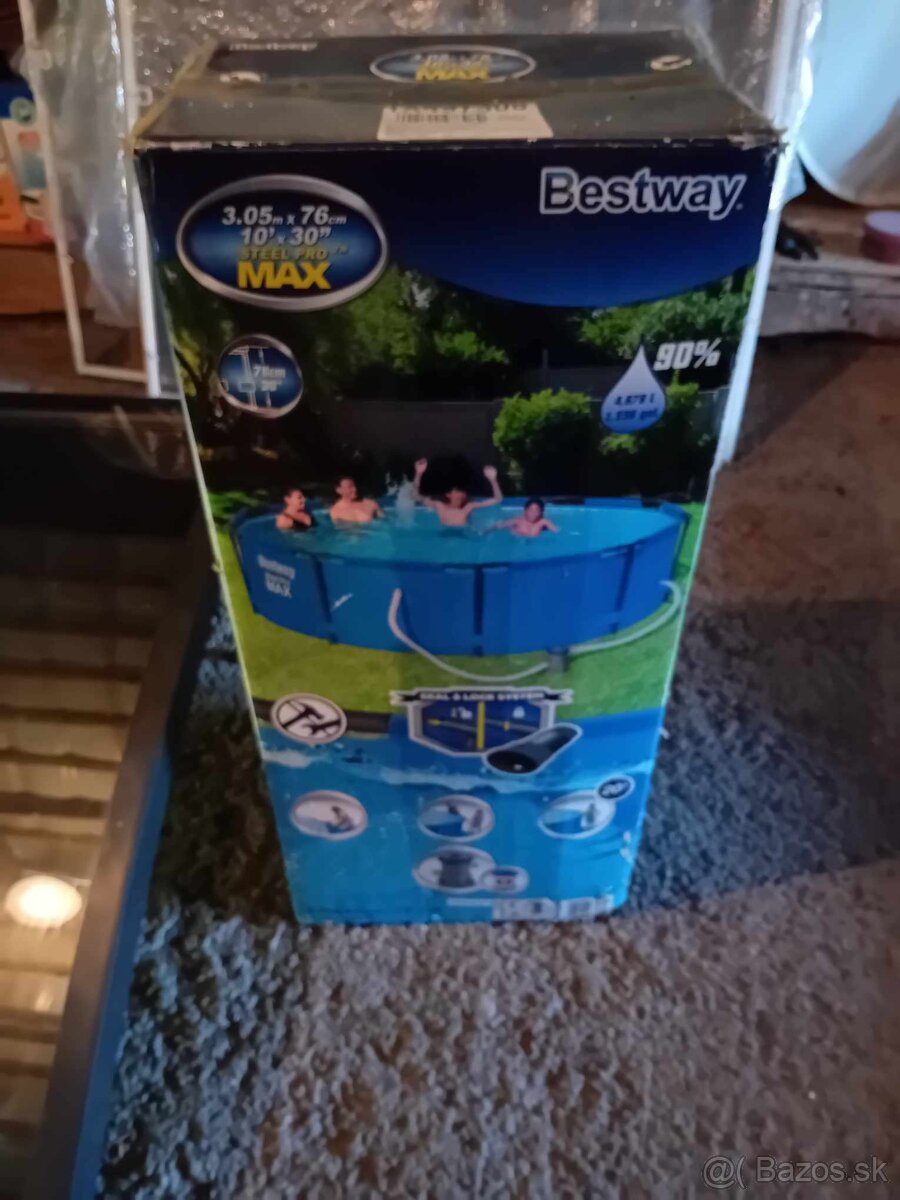 Bestway bazén steel pro max TOP výbava