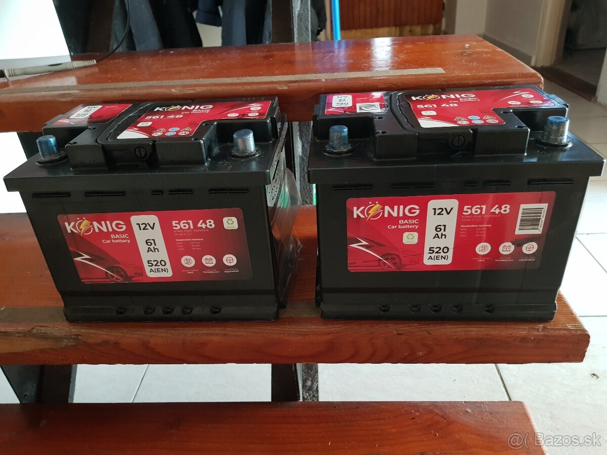 2 x Autobatérie Konig-exide Nove.