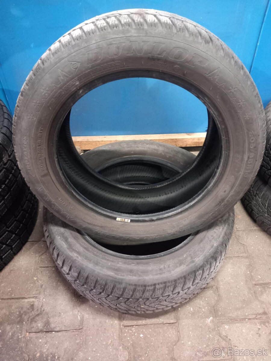 Pneumatiky zimné - DUNLOP 205/55/R16