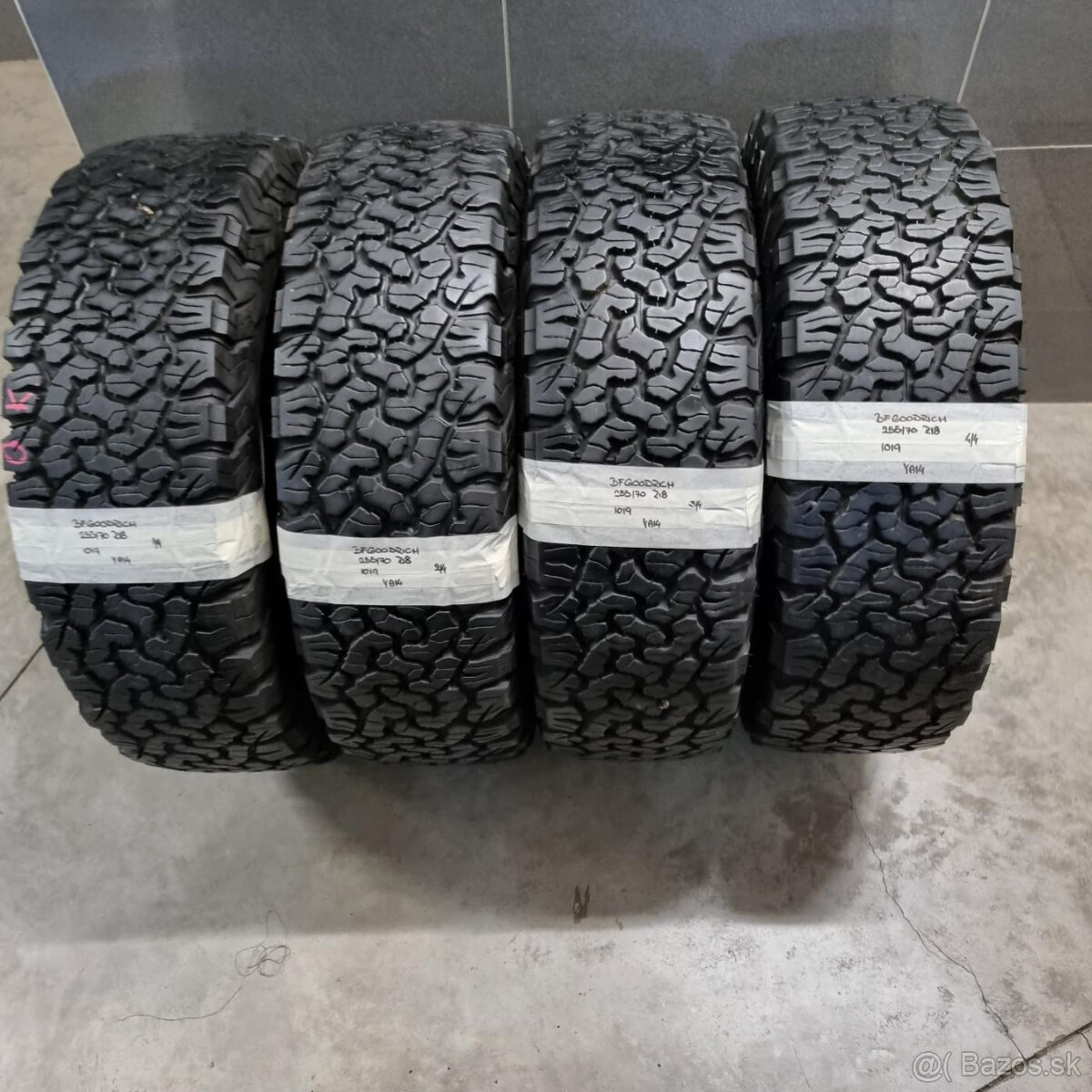 Letné pneumatiky 255/70 R18 BFGoodrich DOT1019