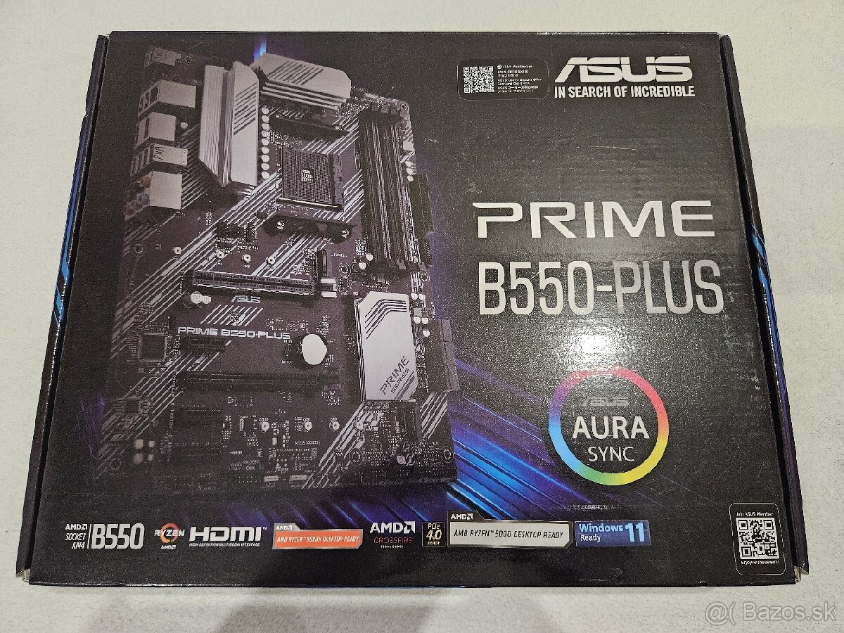 NOVÁ A NEPOUŽITÁ---ASUS PRIME B550-PLUS