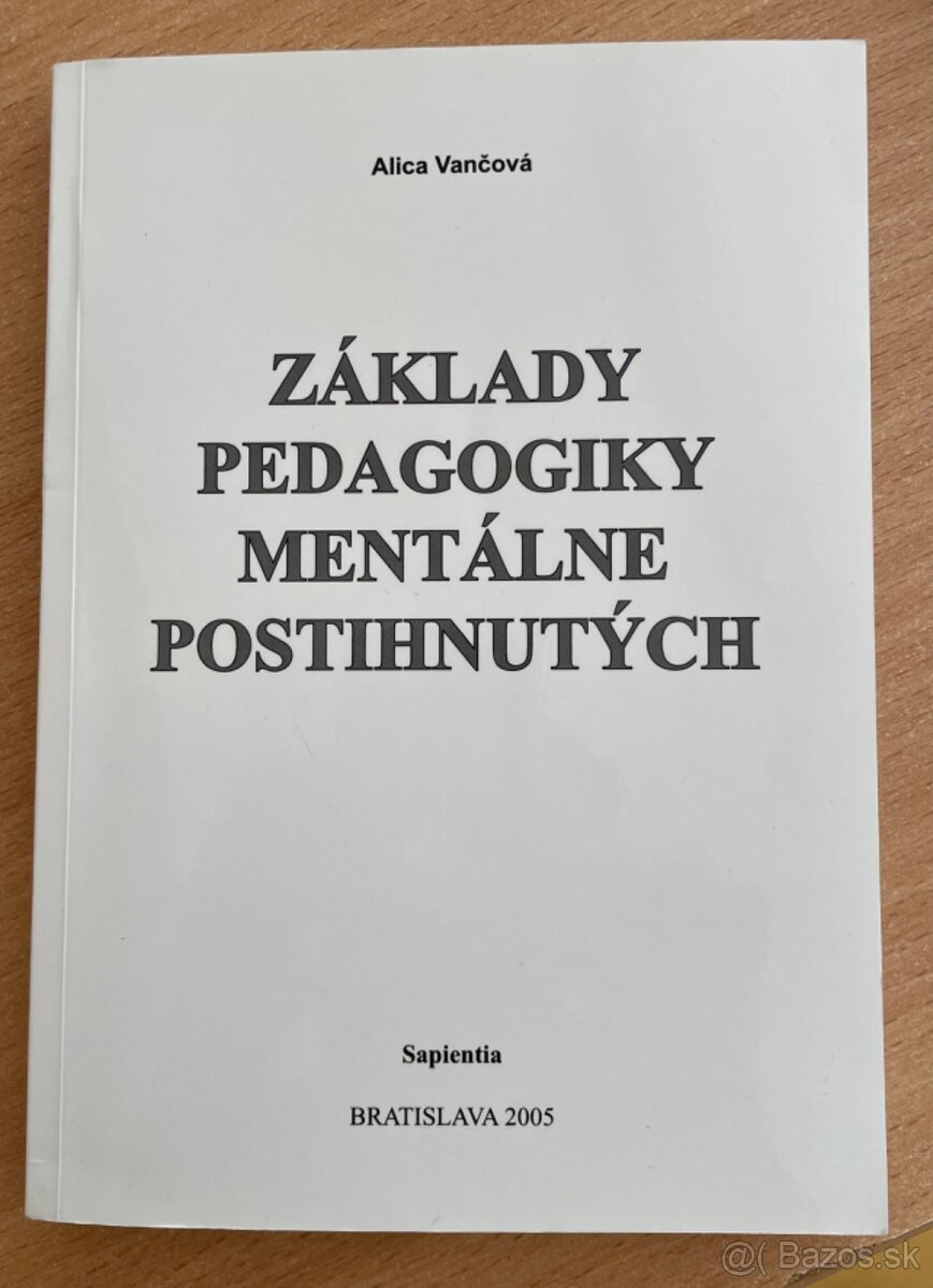 Špeciálna pedagogika mentálne a viacnásobne postihnutých