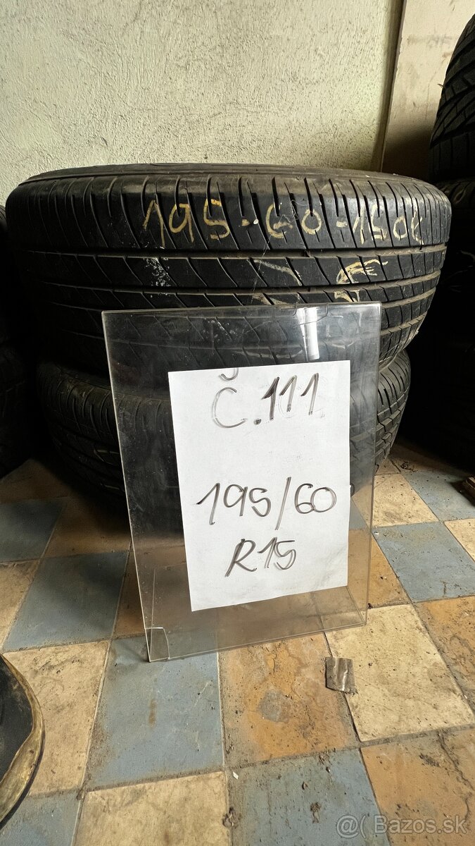 111. Michelin Pilot CX 195/60 R15