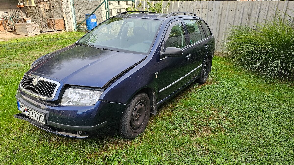 Na náhradné diely škoda fabia 1 1,4mpi 113xxxkm