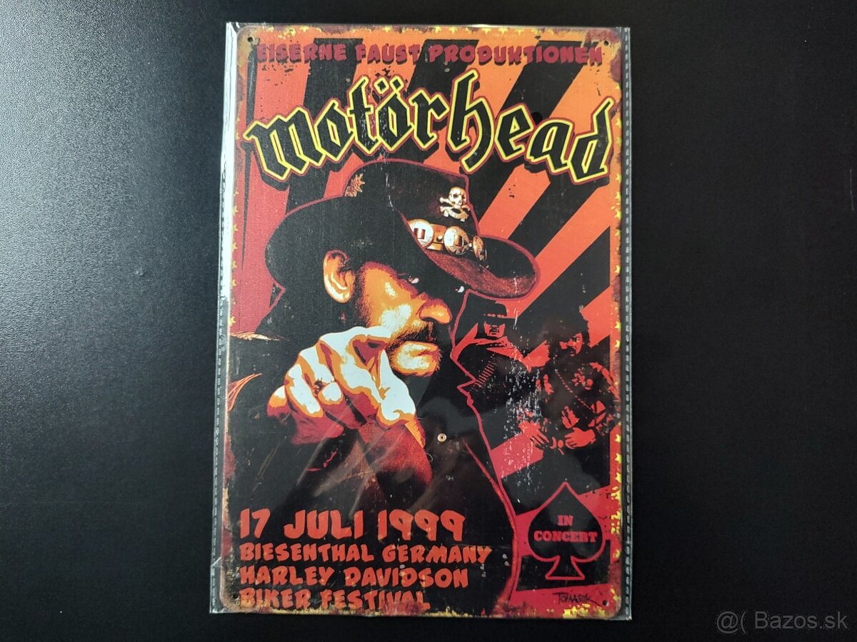 Plechová retro tabuľa MOTORHEAD