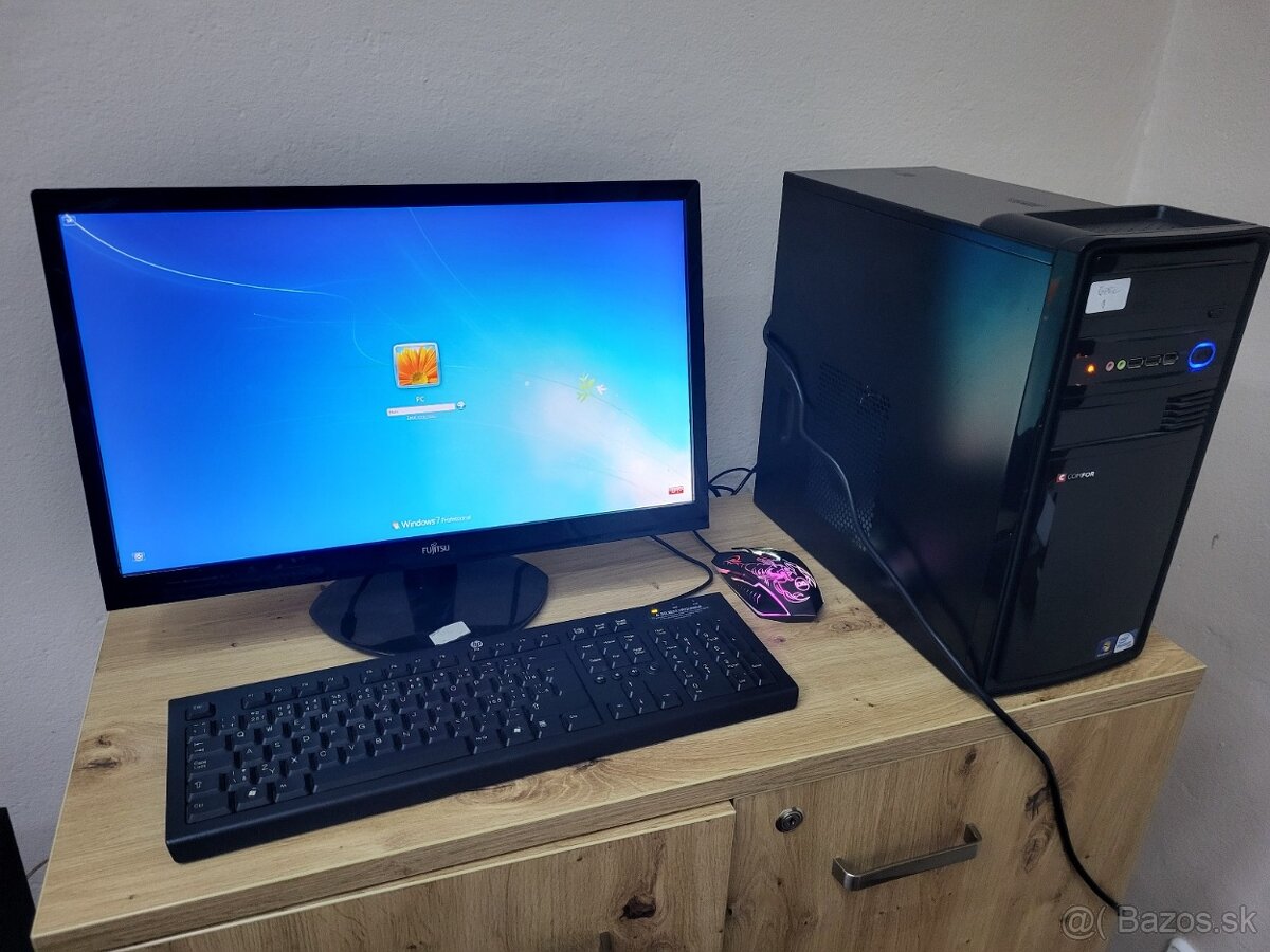 kompletný počítač + monitor + káble