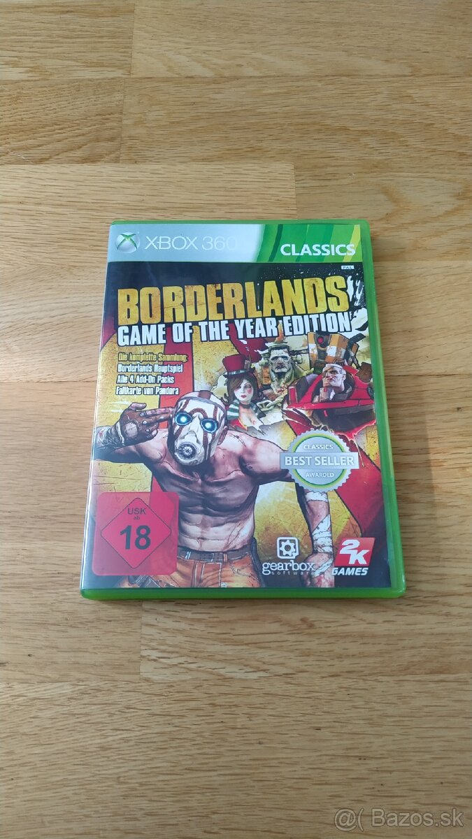 Borderlands GOTY Xbox 360