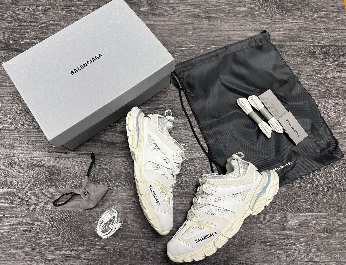 Balenciaga Track Led white Black full balenie