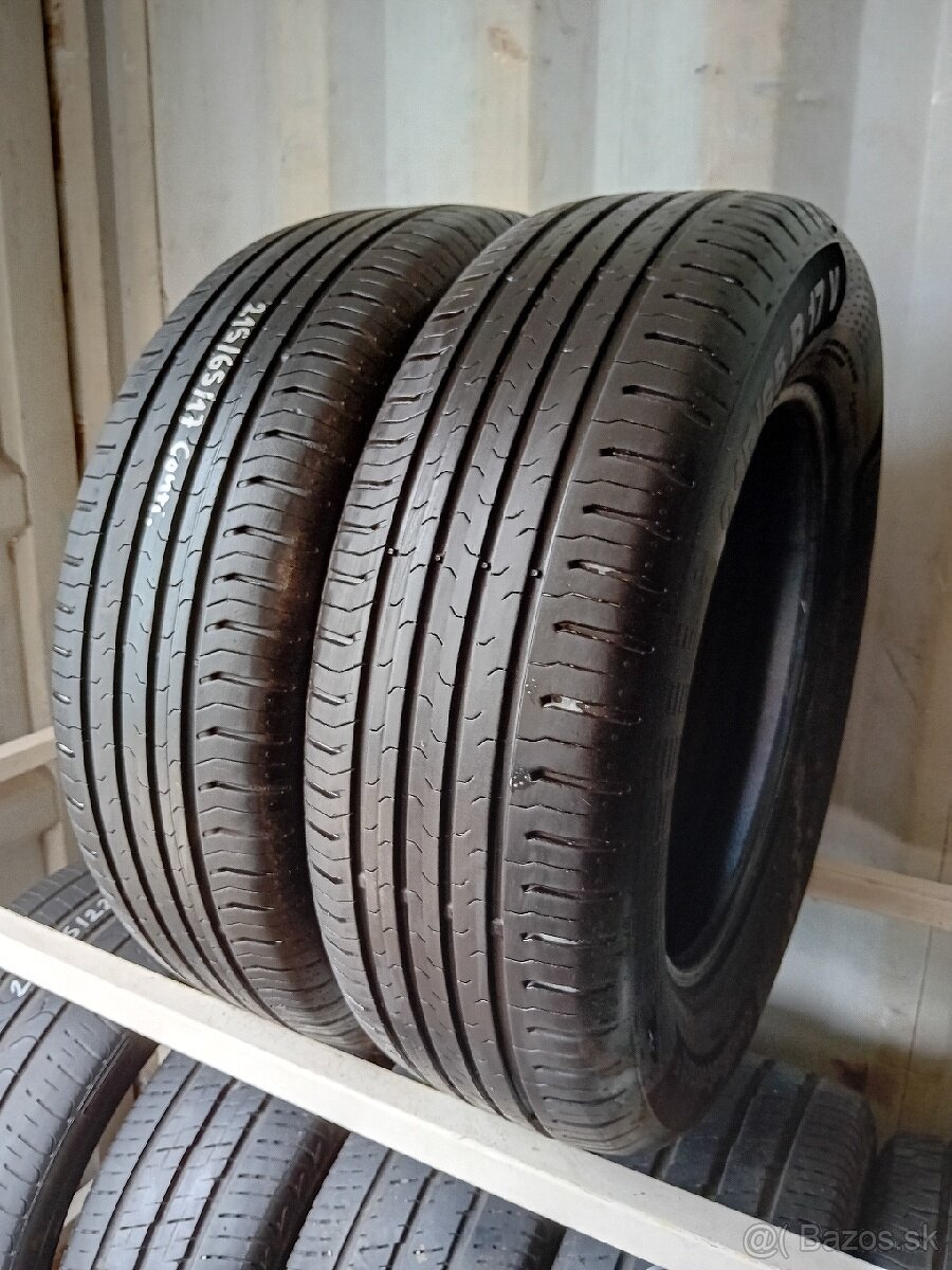 2ks 215/65R17 letné pneumatiky Continental